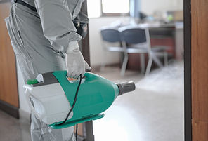 Disinfecting of office to prevent COVID-